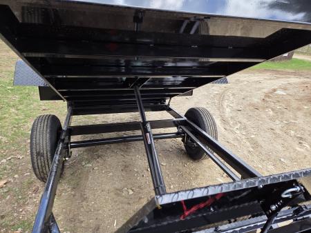 New 2026 Quality Steel and Aluminum 5x10 6000lb gvwr dump trailer with tarp kit Dump Trailer