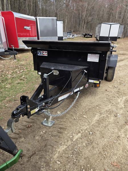 New 2026 Quality Steel and Aluminum 5x10 6000lb gvwr dump trailer with tarp kit Dump Trailer
