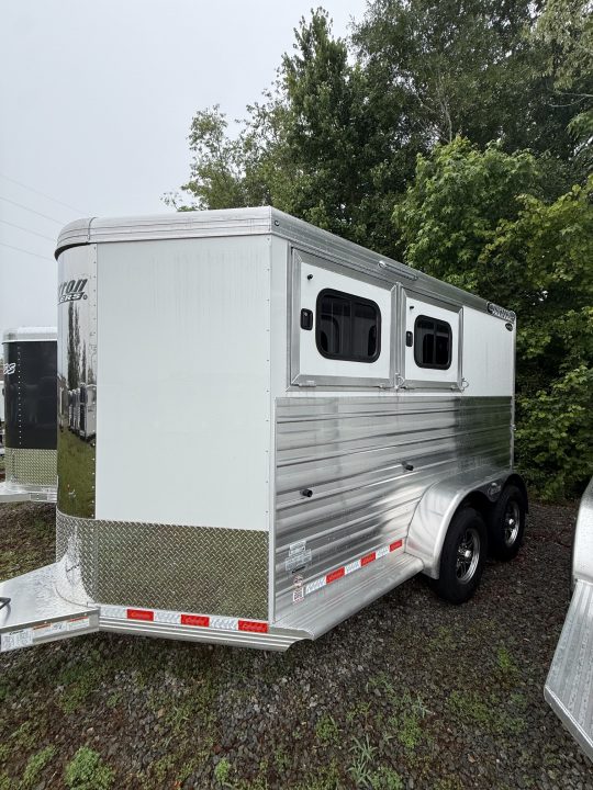 New 2026 Cimarron Trailers Norstar 2 Horse Slant Load BP 7'1 Tall w/Ramp Horse Trailer