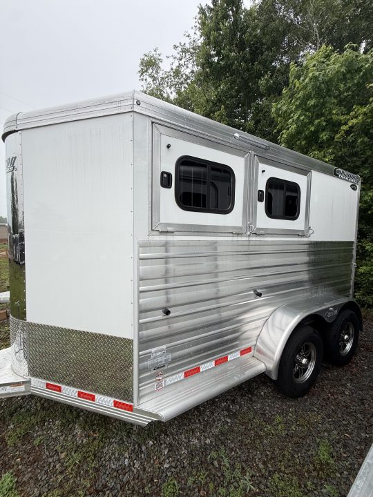 New 2026 Cimarron Trailers Norstar 2 Horse Slant Load BP 7'1 Tall w/Ramp Horse Trailer
