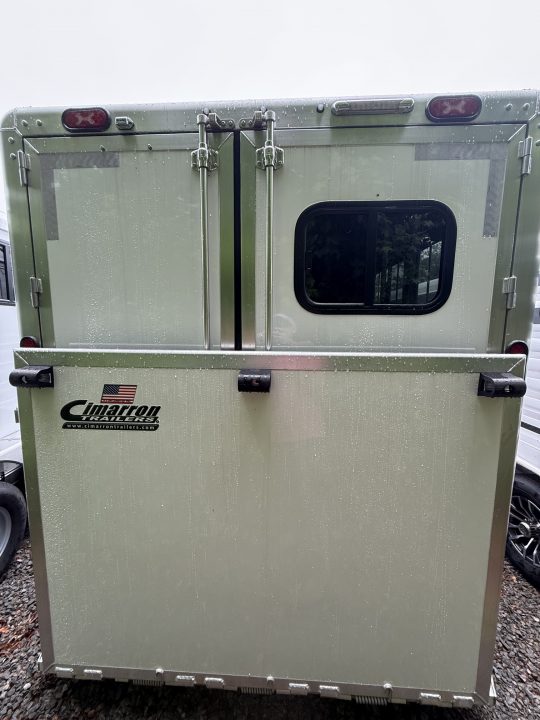 New 2026 Cimarron Trailers Norstar 2 Horse Slant Load BP 7'1 Tall w/Ramp Horse Trailer