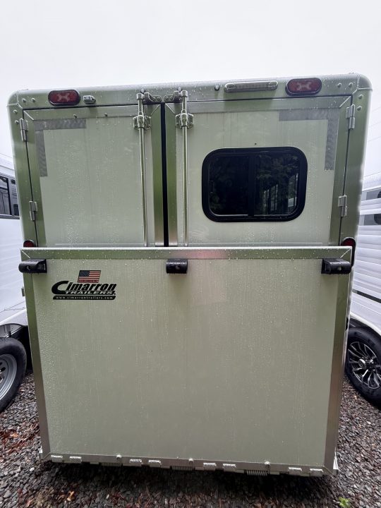 New 2026 Cimarron Trailers Norstar 2 Horse Slant Load BP 7'1 Tall w/Ramp Horse Trailer