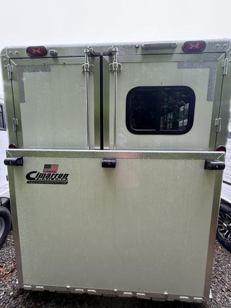New 2026 Cimarron Trailers Norstar 2 Horse Slant Load BP 7'1 Tall w/Ramp Horse Trailer