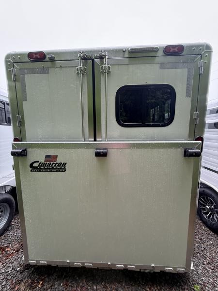 New 2026 Cimarron Trailers Norstar 2 Horse Slant Load BP 7'1 Tall w/Ramp Horse Trailer