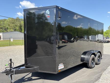 New 2026 Spartan 7X16 Enclosed Trailer, 10K GVWR, Pro Series, PolyCor, StableDeck, 7' Interior