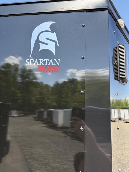 New 2026 Spartan 7X16 Enclosed Trailer, 10K GVWR, Pro Series, PolyCor, StableDeck, 7' Interior