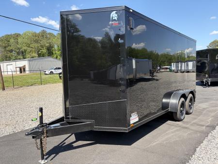 New 2026 Spartan 7X16 Enclosed Trailer, 7K GVWR, Pro Series, PolyCor, StableDeck, 7' Interior