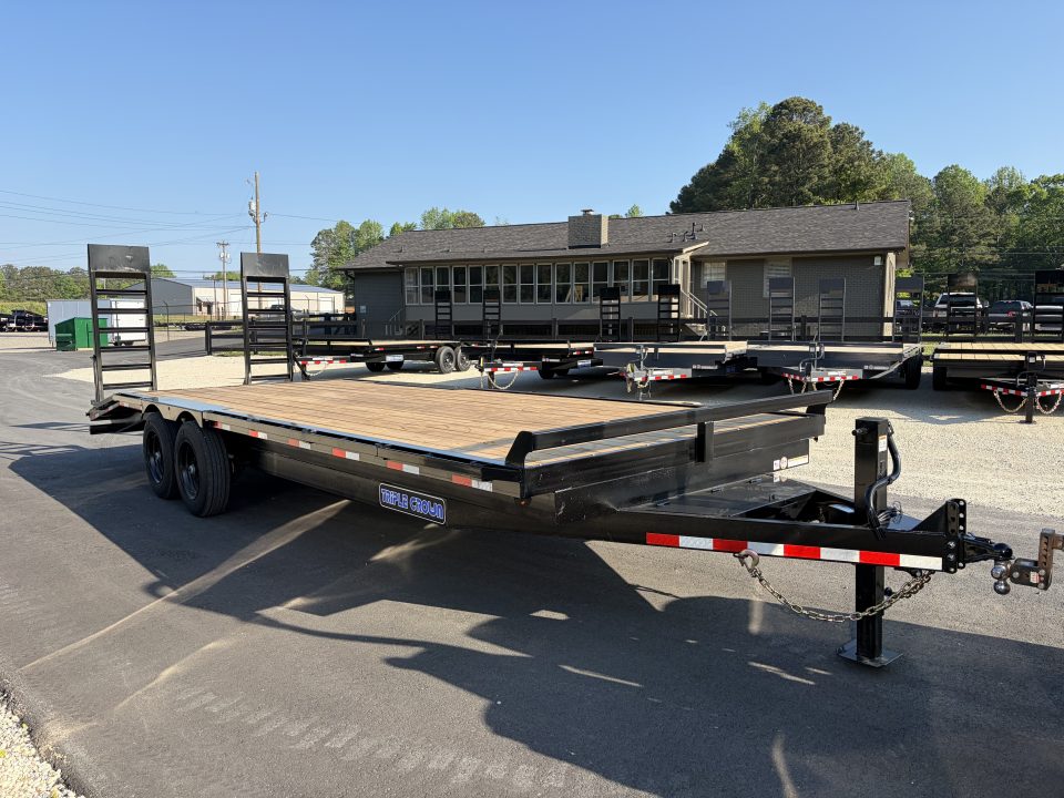 New 2026 Triple Crown Trailers 8.5x24 Heavy Duty Deckover Equipment Trailer, 16K GVWR
