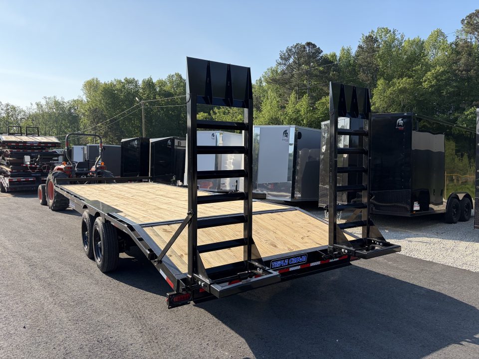 New 2026 Triple Crown Trailers 8.5x24 Heavy Duty Deckover Equipment Trailer, 16K GVWR
