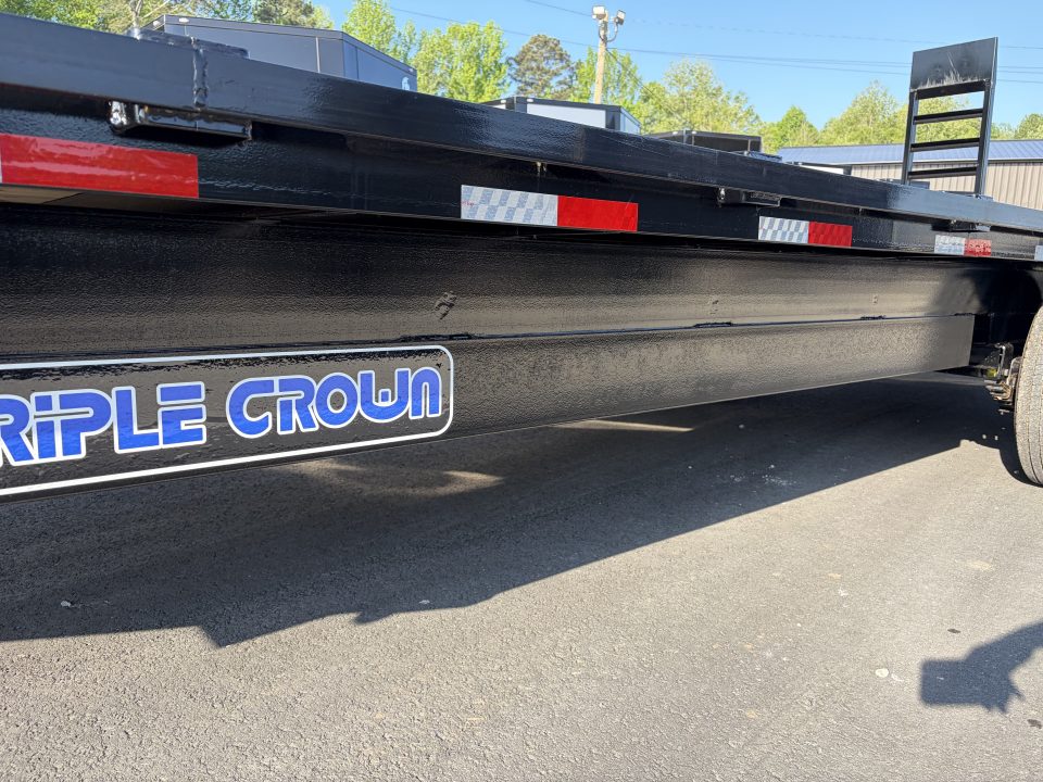 New 2026 Triple Crown Trailers 8.5x24 Heavy Duty Deckover Equipment Trailer, 16K GVWR