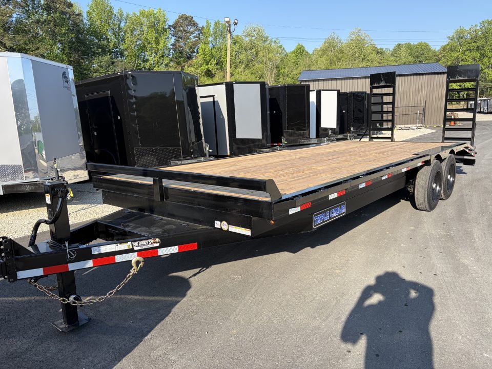 New 2026 Triple Crown Trailers 8.5x24 Heavy Duty Deckover Equipment Trailer, 16K GVWR