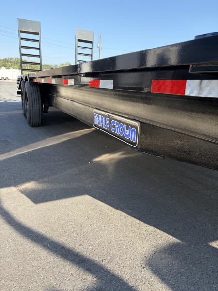 New 2026 Triple Crown Trailers 8.5x24 Heavy Duty Deckover Equipment Trailer, 16K GVWR