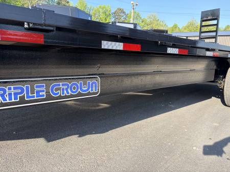 New 2026 Triple Crown Trailers 8.5x24 Heavy Duty Deckover Equipment Trailer, 16K GVWR
