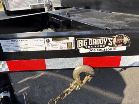 New 2026 Triple Crown Trailers 8.5x24 Heavy Duty Deckover Equipment Trailer, 16K GVWR