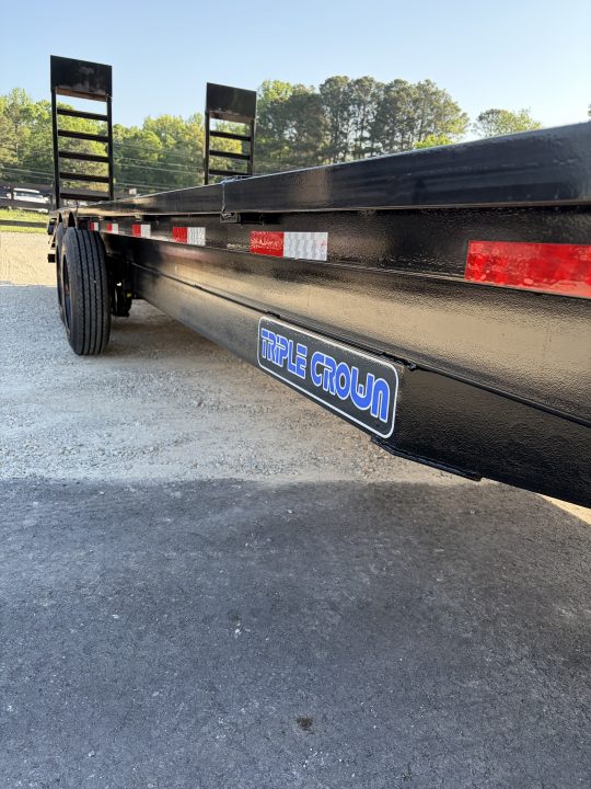 New 2026 Triple Crown Trailers 8.5x24 Heavy Duty Deckover Equipment Trailer, 16K GVWR
