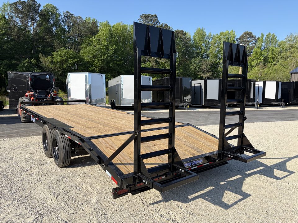 New 2026 Triple Crown Trailers 8.5x24 Heavy Duty Deckover Equipment Trailer, 16K GVWR