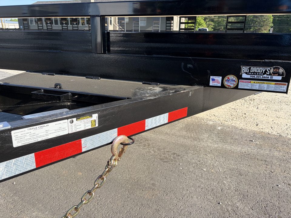 New 2026 Triple Crown Trailers 8.5x24 Heavy Duty Deckover Equipment Trailer, 16K GVWR