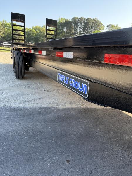 New 2026 Triple Crown Trailers 8.5x24 Heavy Duty Deckover Equipment Trailer, 16K GVWR