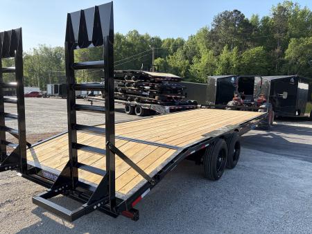 New 2026 Triple Crown Trailers 8.5x24 Heavy Duty Deckover Equipment Trailer, 16K GVWR