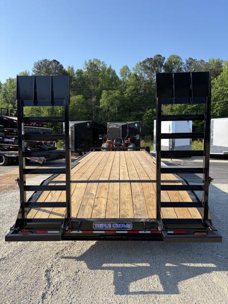 New 2026 Triple Crown Trailers 8.5x24 Heavy Duty Deckover Equipment Trailer, 16K GVWR