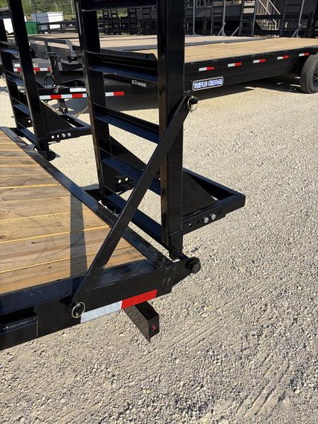 New 2026 Triple Crown Trailers 8.5x24 Heavy Duty Deckover Equipment Trailer, 16K GVWR