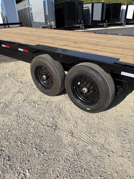 New 2026 Triple Crown Trailers 8.5x24 Heavy Duty Deckover Equipment Trailer, 16K GVWR