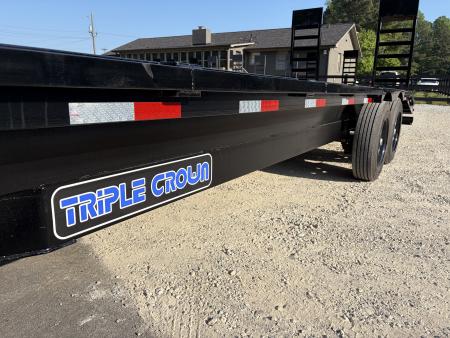 New 2026 Triple Crown Trailers 8.5x24 Heavy Duty Deckover Equipment Trailer, 16K GVWR