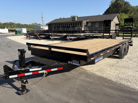 New 2026 Triple Crown Trailers 8.5x24 Heavy Duty Deckover Equipment Trailer, 16K GVWR