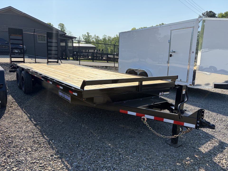 New 2026 Triple Crown Trailers 8.5x24 Heavy Duty Deckover Equipment Trailer, 16K GVWR