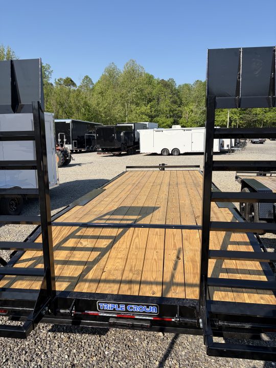 New 2026 Triple Crown Trailers 8.5x24 Heavy Duty Deckover Equipment Trailer, 16K GVWR