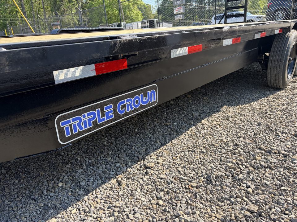 New 2026 Triple Crown Trailers 8.5x24 Heavy Duty Deckover Equipment Trailer, 16K GVWR