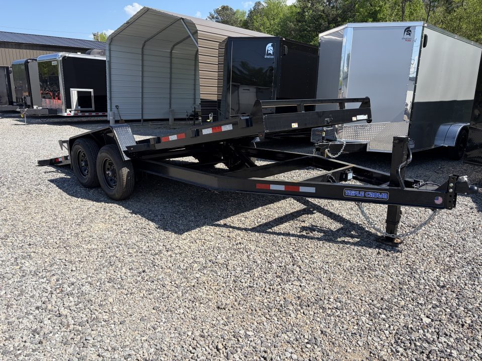 New 2026 Triple Crown Trailers 20' Gravity Tilt Equipment Trailer, 14K GVWR