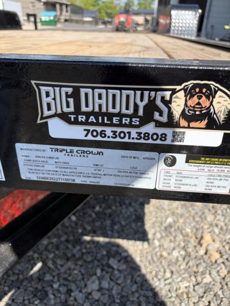 New 2026 Triple Crown Trailers 20' Gravity Tilt Equipment Trailer, 14K GVWR