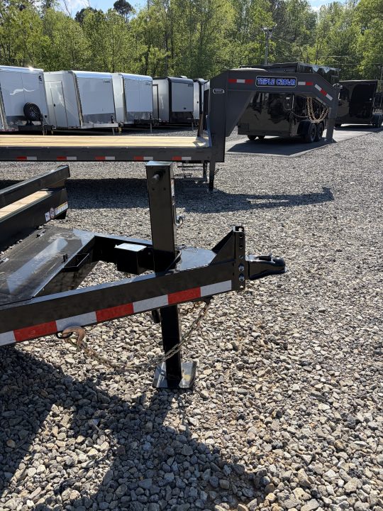 New 2026 Triple Crown 7x24 Heavy Duty Equipment Trailer, 5' Ramps, 16K GVWR