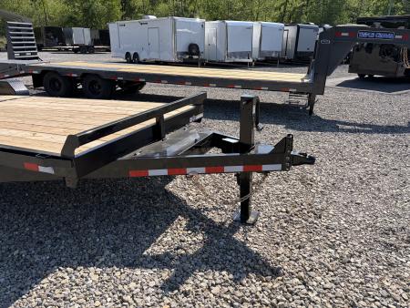 New 2026 Triple Crown 7x24 Heavy Duty Equipment Trailer, 5' Ramps, 16K GVWR