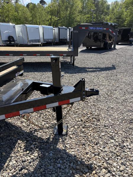 New 2026 Triple Crown 7x24 Heavy Duty Equipment Trailer, 5' Ramps, 16K GVWR