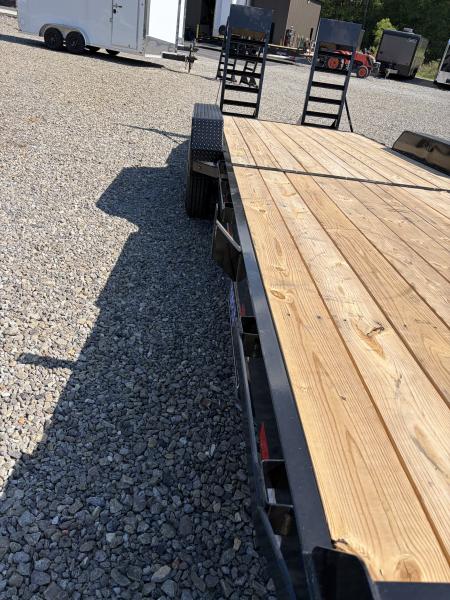 New 2026 Triple Crown 7x24 Heavy Duty Equipment Trailer, 5' Ramps, 16K GVWR