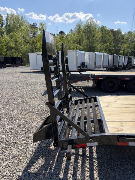 New 2026 Triple Crown 7x24 Heavy Duty Equipment Trailer, 5' Ramps, 16K GVWR