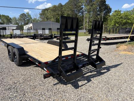 New 2026 Triple Crown 7x24 Heavy Duty Equipment Trailer, 5' Ramps, 16K GVWR