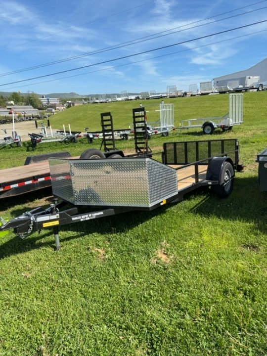 Used 2026 Cargo Craft 6x13 Utility Trailer w/ Front Shield & Mounted Spare