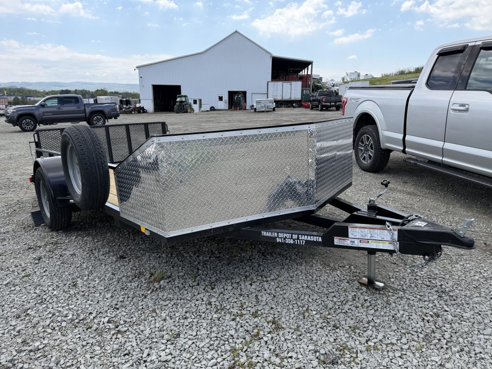 Used 2026 Cargo Craft 6x13 Utility Trailer w/ Front Shield & Mounted Spare
