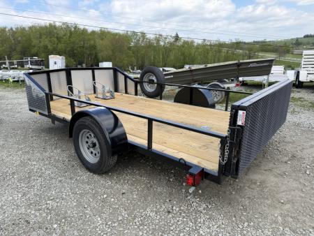 Used 2026 Cargo Craft 6x13 Utility Trailer w/ Front Shield & Mounted Spare