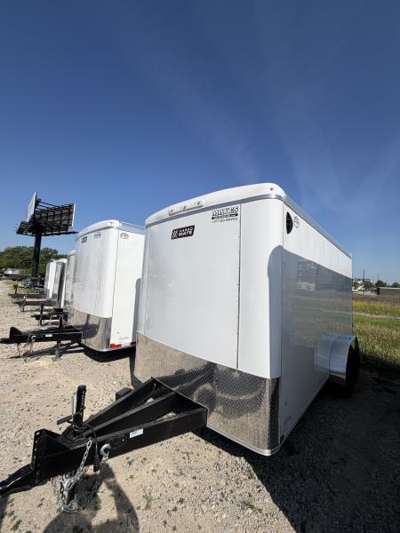 New 2027 CARGO MATE EHW716TA3-24 Cargo / Enclosed Trailer 7X16 TA RAMP DOOR (GVW:9800) WHITE