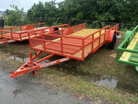 New 2026 6.5X14 CUSTOM RAIL SINGLE AXLE UTILITY TRAILER