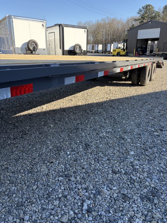 New 2026 Triple Crown Heavy Duty 30' Gooseneck Equipment Trailer, 25K GVWR, Mega Ramps, Spare