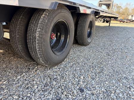 New 2026 Triple Crown Heavy Duty 30' Gooseneck Equipment Trailer, 25K GVWR, Mega Ramps, Spare