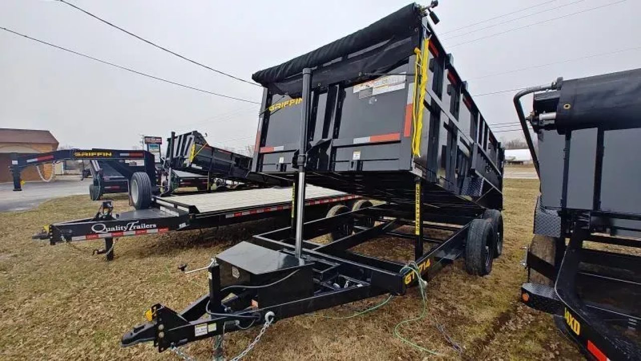 New 2026 Griffin 7 x 14 GT714 DUMP 14K WITH 3' HIGH SIDES