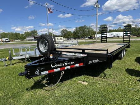 New 2026 Quality Trailers 2026 Quality 17k 96  x 23' (19'+4' Dove Tail) Deckover Trailer