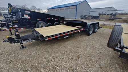 New 2026 Quality Trailers 2026 Quality 82 x22' (14'+8') Pro Tilt 17K