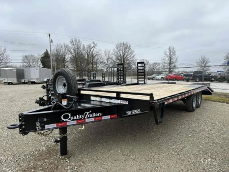 New 2026 Quality Trailers 2026 Quality 16k 96  x 23' (18'+5' Dove Tail) Deckover Trailer